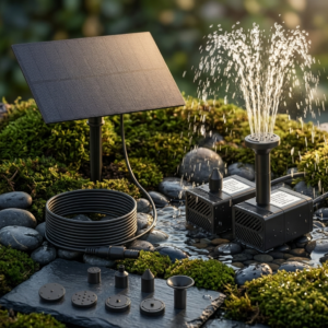 10W Solar Water Pump Fountain Kit – 5V Energy Saving Garden & Fish Tank Watering System with Solar Panel, 180L/h Portable Outdoor Pump