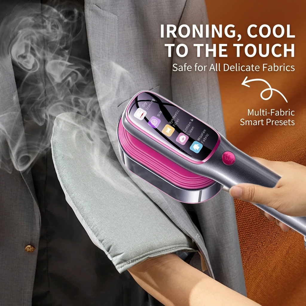 Portable Steam Iron 2026 – Mini Handheld Garment Steamer for Clothes, Fast Heating Travel Iron for All Fabrics - Image 4