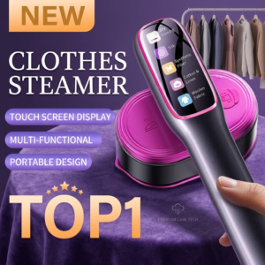 Portable Steam Iron 2026 – Mini Handheld Garment Steamer for Clothes, Fast Heating Travel Iron for All Fabrics