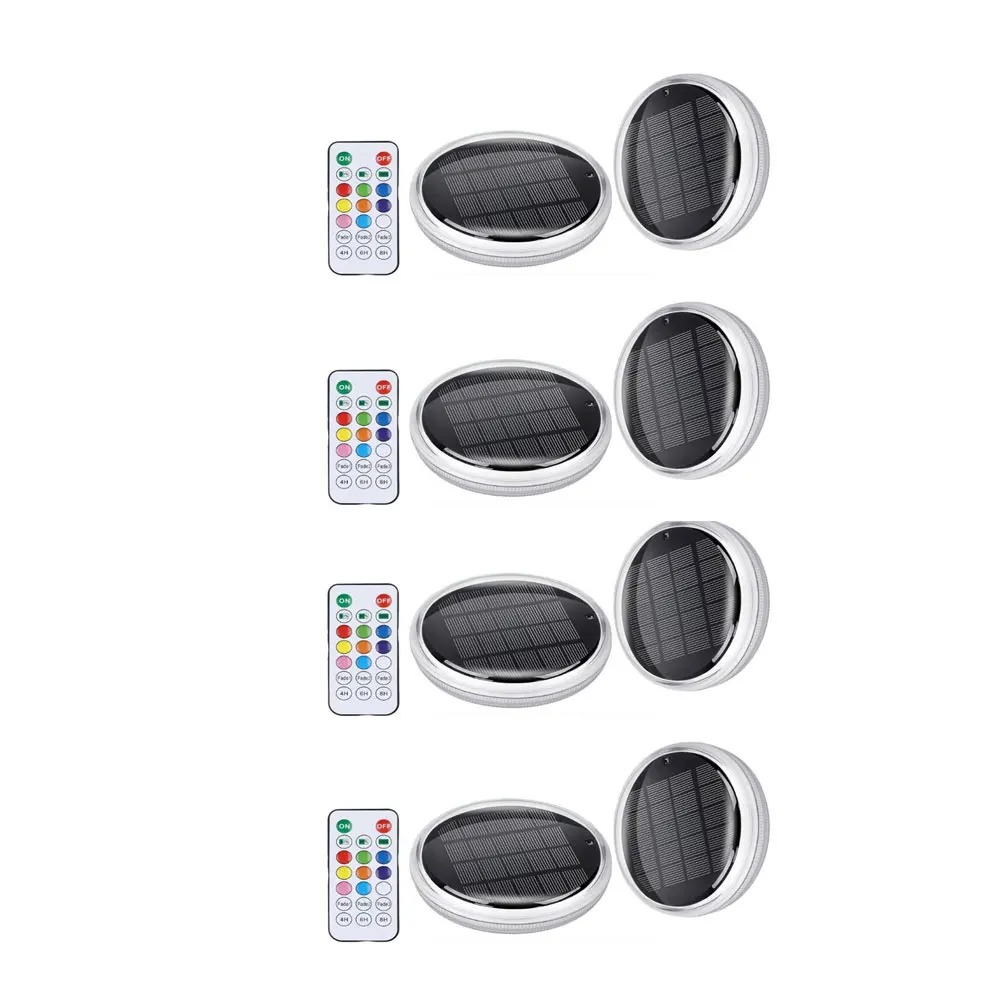 Solar Floating Pool Lights with Remote Control, 9 Lighting Modes, IP67 Waterproof, LED Floating Lights for Pool Party, Garden Pond and Outdoor Decor Lights - Image 5