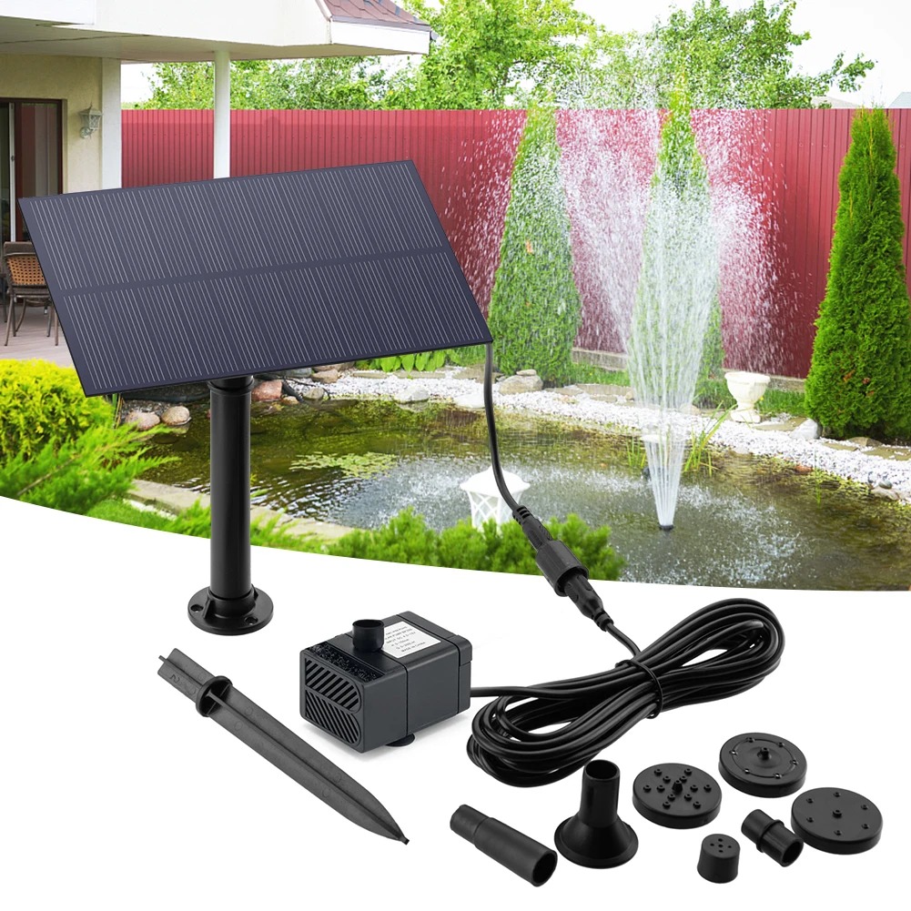 10W Solar Water Pump Fountain Kit – 5V Energy Saving Garden & Fish Tank Watering System with Solar Panel, 180L/h Portable Outdoor Pump - Image 9