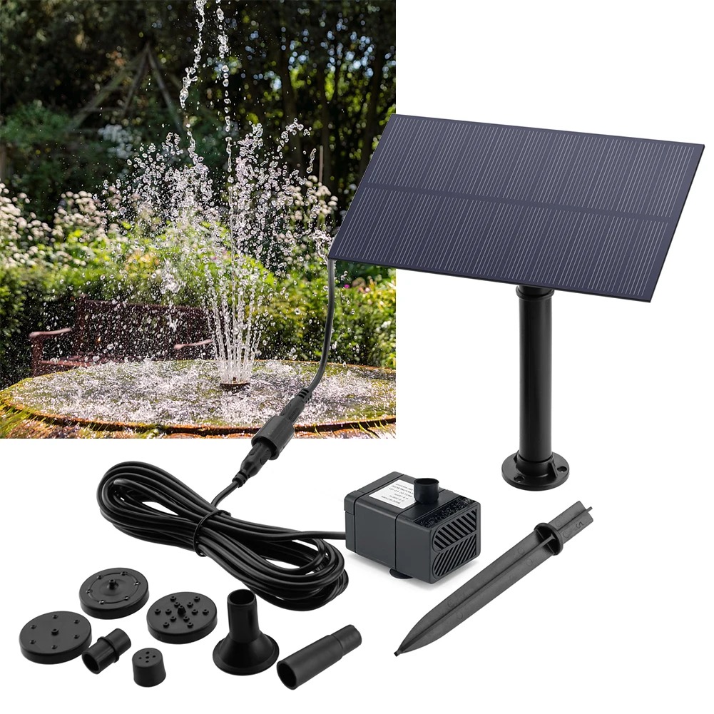 10W Solar Water Pump Fountain Kit – 5V Energy Saving Garden & Fish Tank Watering System with Solar Panel, 180L/h Portable Outdoor Pump - Image 4