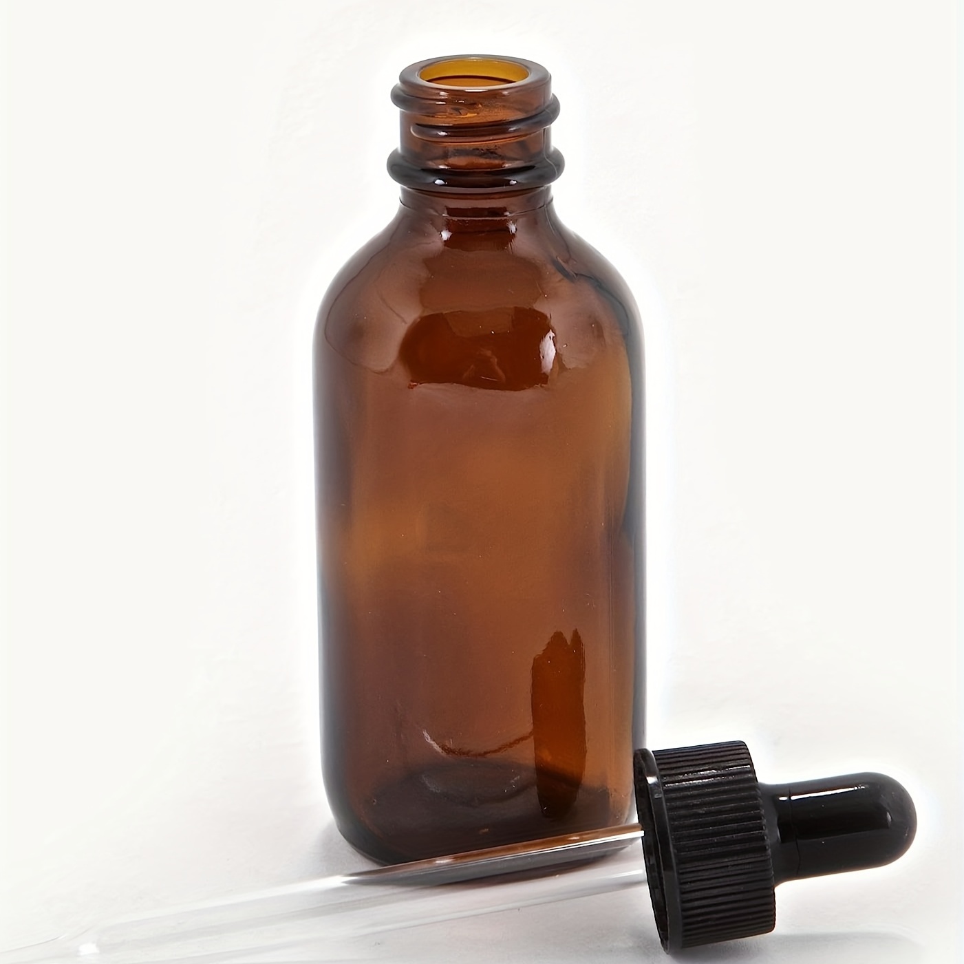 30ml Amber Glass Dropper Bottle 1oz Leakproof Essential Oil Bottle with Glass Pipette Refillable Tincture Bottle for Serums, Liquids, Aromatherapy & Travel - Image 4