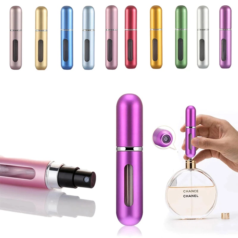 5ml Mini Refillable Perfume Spray Bottle – Portable Leakproof Travel Atomizer for Perfume, Cologne, Essential Oils & On-the-Go Use - Image 2