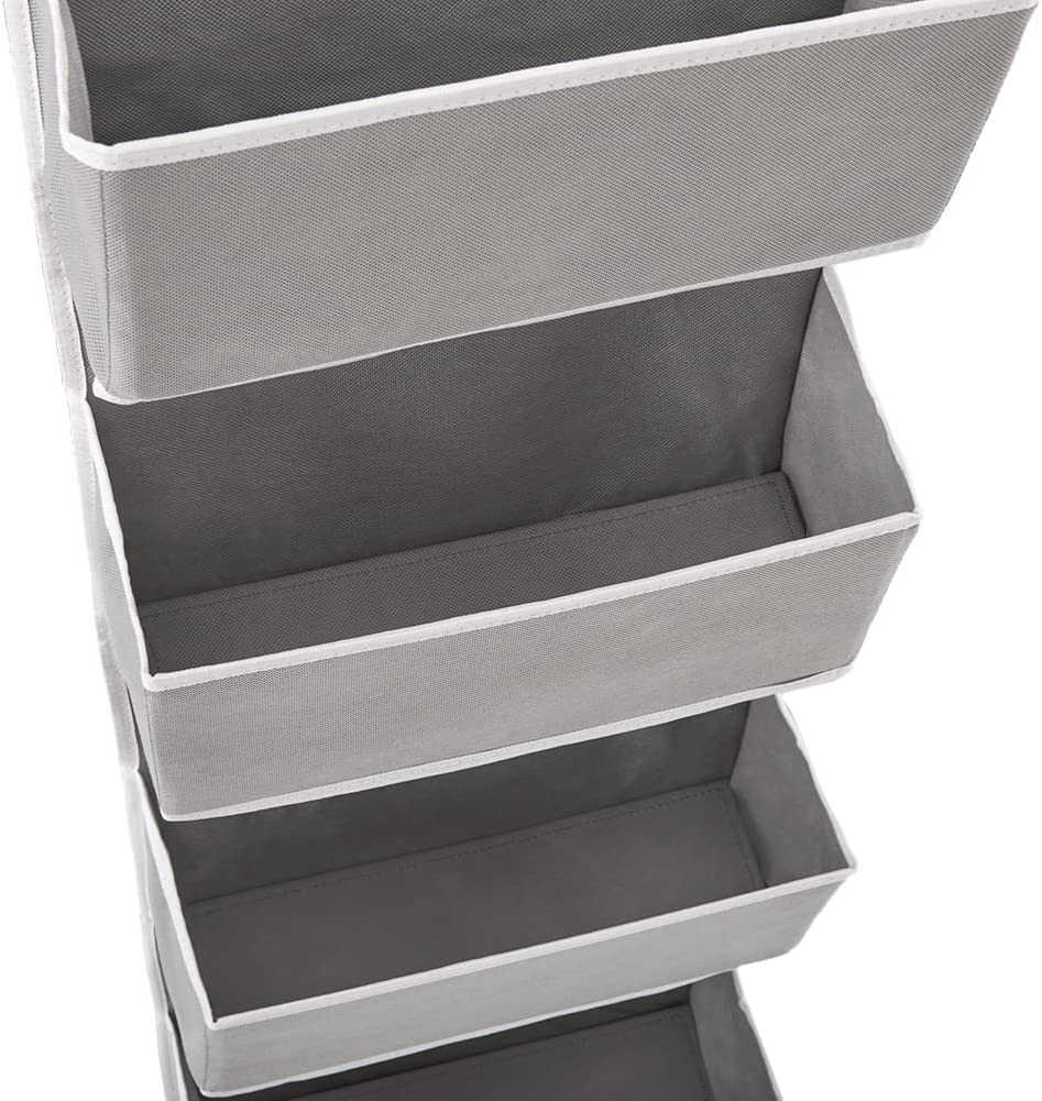 4 Pocket Over the Door Organizer – Hanging Storage Rack with Hooks for Bathroom, Closet, Nursery, Pantry, Toys, Clothes & Household Essentials - Image 8