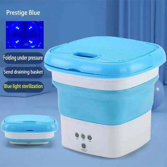 Portable Mini Washing Machine – Foldable USB Rechargeable Laundry Washer for Clothes, Baby Clothes, Underwear, Socks & Travel - Image 5
