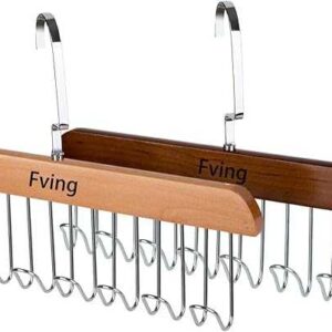 Wooden Multi-Hook Wall Hanger – 8 Hook Heavy Duty Coat Rack for Clothes, Jackets, Towels, Bags, Hats, Keys & Space-Saving Home Organization