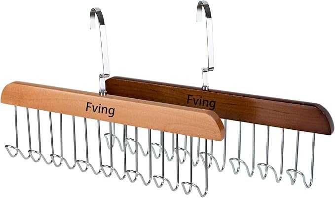 Wooden Multi-Hook Wall Hanger – 8 Hook Heavy Duty Coat Rack for Clothes, Jackets, Towels, Bags, Hats, Keys & Space-Saving Home Organization