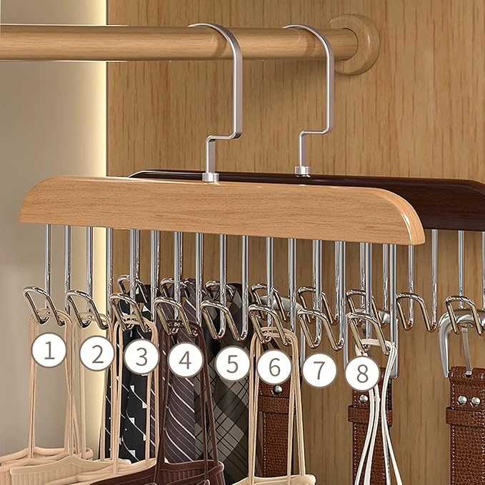 Wooden Multi-Hook Wall Hanger – 8 Hook Heavy Duty Coat Rack for Clothes, Jackets, Towels, Bags, Hats, Keys & Space-Saving Home Organization - Image 3