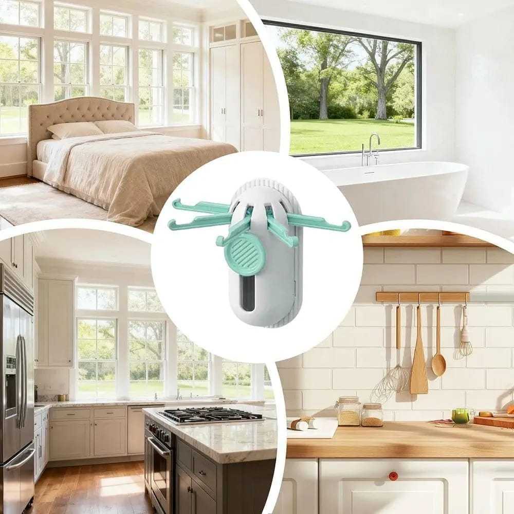 5-Claw Retractable Wall Hook – Heavy Duty Foldable Wall Mounted Organizer for Coats, Towels, Clothes, Bags, Hats, Keys, Bathroom, Kitchen & Entryway Storage - Image 4