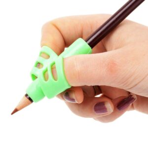 Writing Aid Grip Pencil Holder – Ergonomic Writing Posture Corrector & Handwriting Grip Trainer for Kids, Students, School & Office