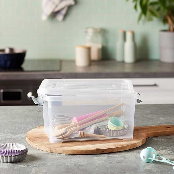 3Pcs Stackable Storage Box Set – Transparent Multi-Purpose Kitchen Organizer for Pantry, Refrigerator, Cabinets, Countertops & Home Storage - Image 4