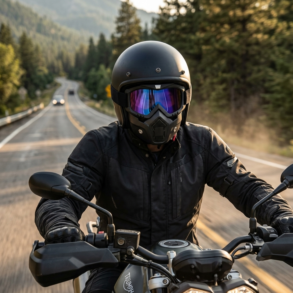 Bike Protection Mask – Breathable Motorcycle & Cycling Face Mask for Dust, Wind, Sun & Outdoor Riding - Image 4
