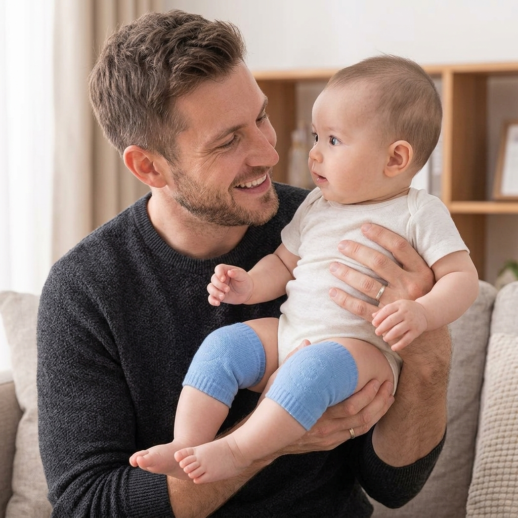 Baby Knee Pads for Crawling – Breathable Adjustable Knee & Elbow Protectors for Infants & Toddlers, Soft Elastic Safety Pads - Image 2