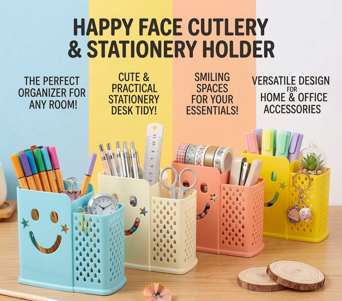 2-Compartment Cutlery Drainer & Utensil Organizer – Plastic Kitchen Cutlery Holder for Spoons, Forks, Knives & Tableware Storage - Image 3