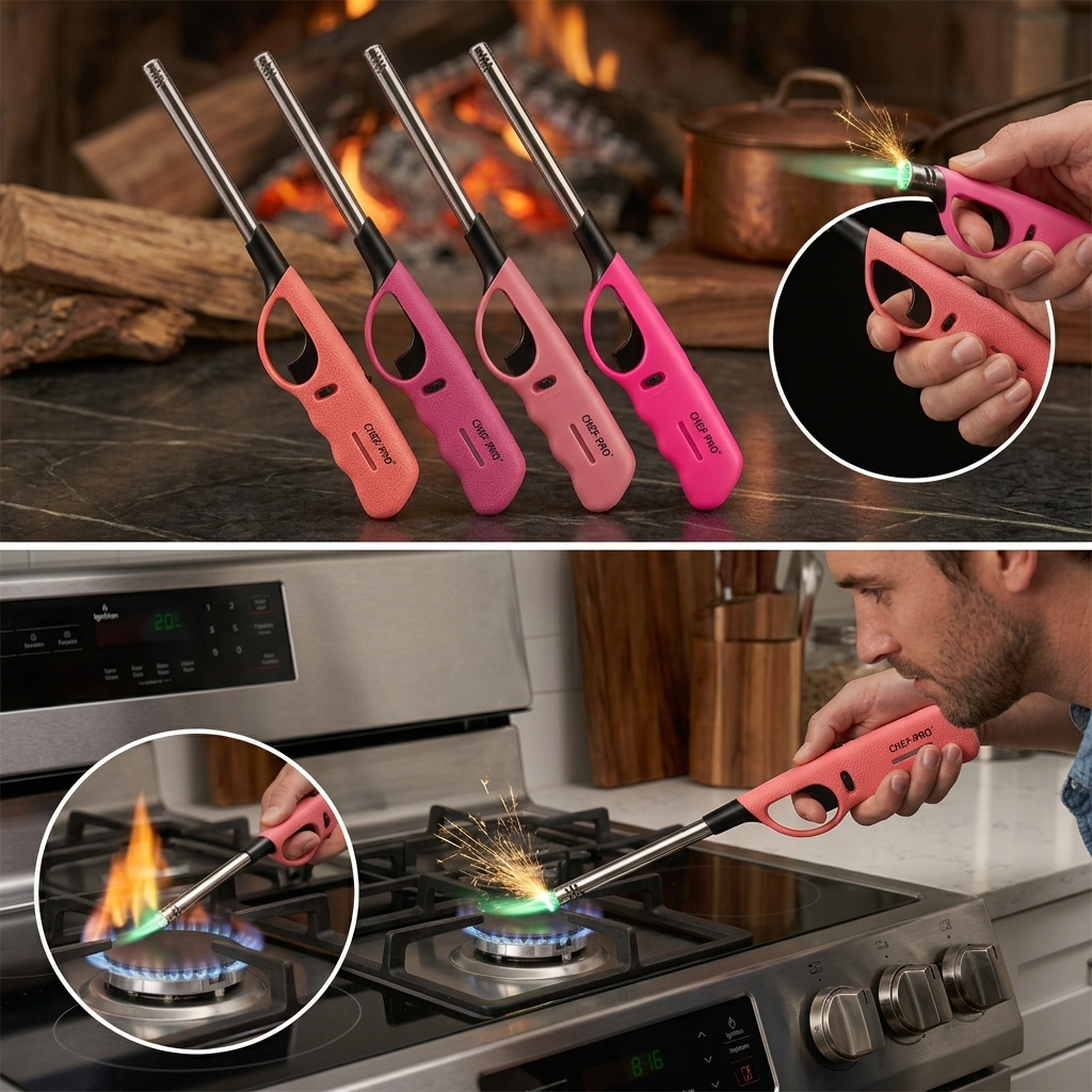 Electric Kitchen Gas Lighter – Long Reach BBQ, Candle & Gas Stove Ignition Stick for Kitchen, Fireplace, Camping & Picnic - Image 3